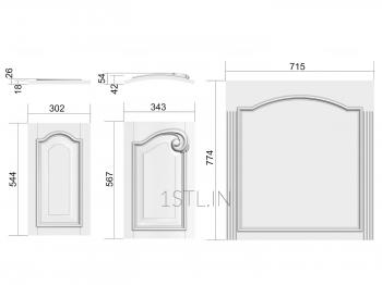 Cupboard (SHK_0084) 3D model for CNC machine